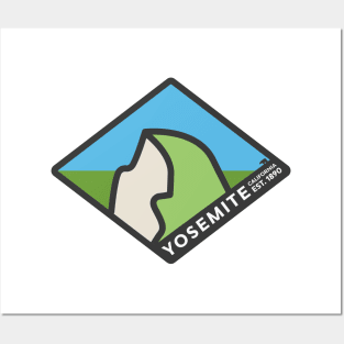 Yosemite badge Posters and Art